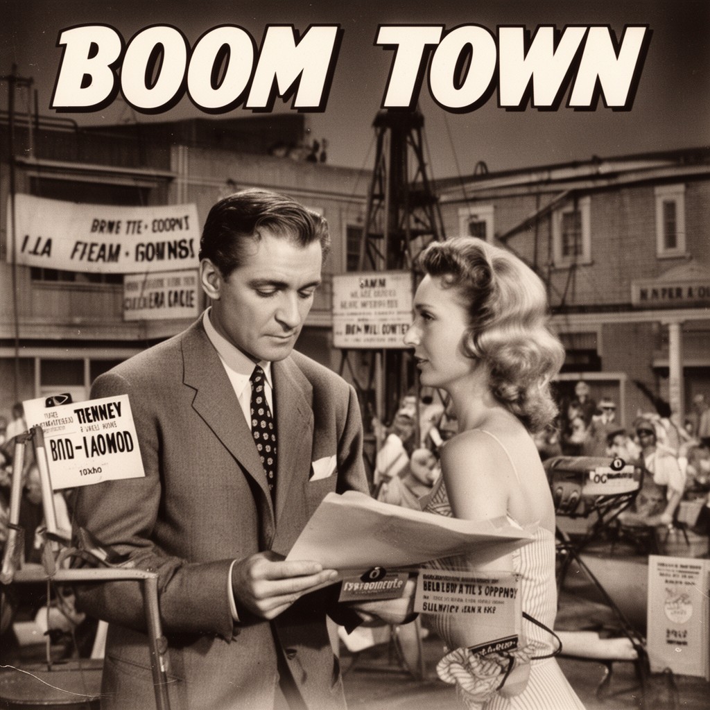 AI-generated illustration of Boom Town
