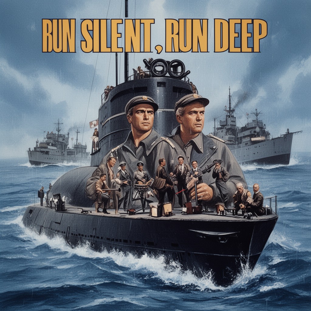 AI-generated illustration of Run Silent, Run Deep