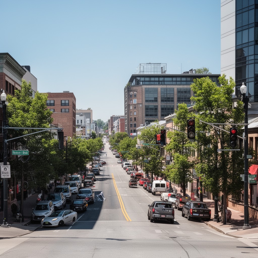 AI-generated illustration of Wilson Boulevard