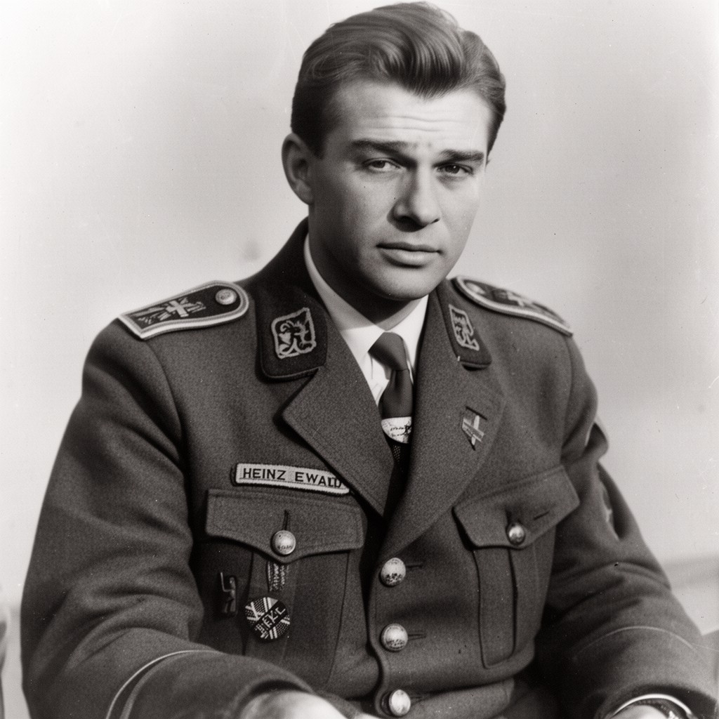 AI-generated illustration of Heinz Ewald