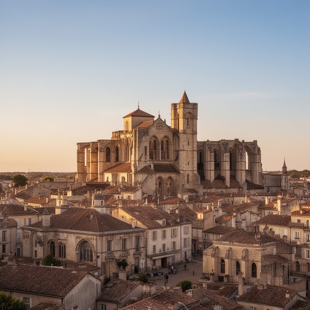 AI-generated illustration of Poitiers