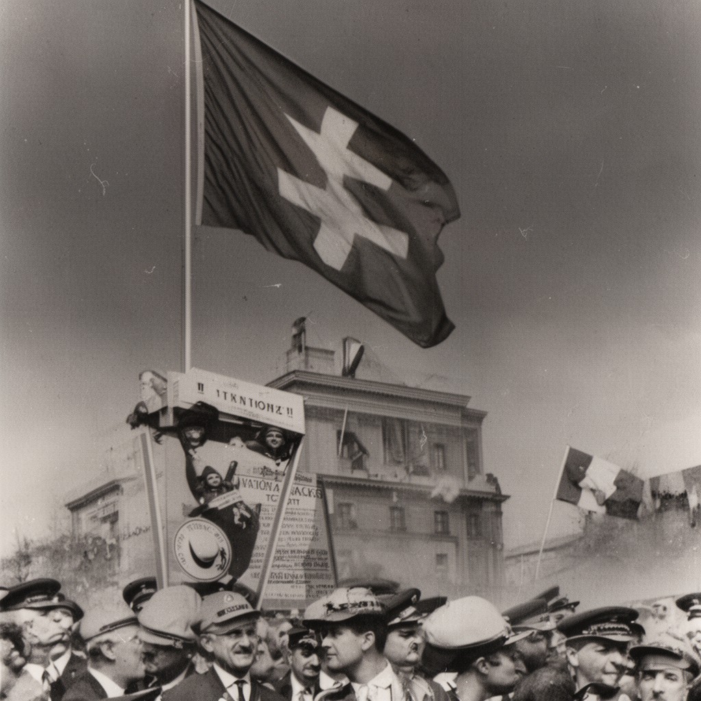 AI-generated illustration of National Fascist Party
