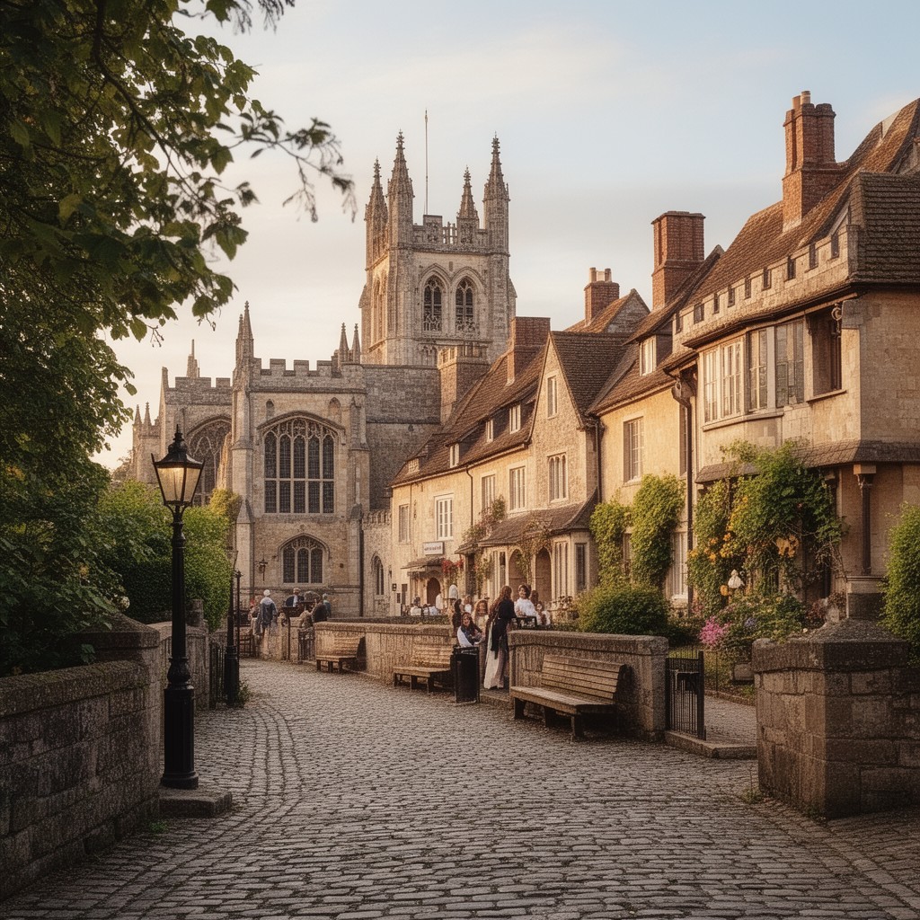 AI-generated illustration of Canterbury