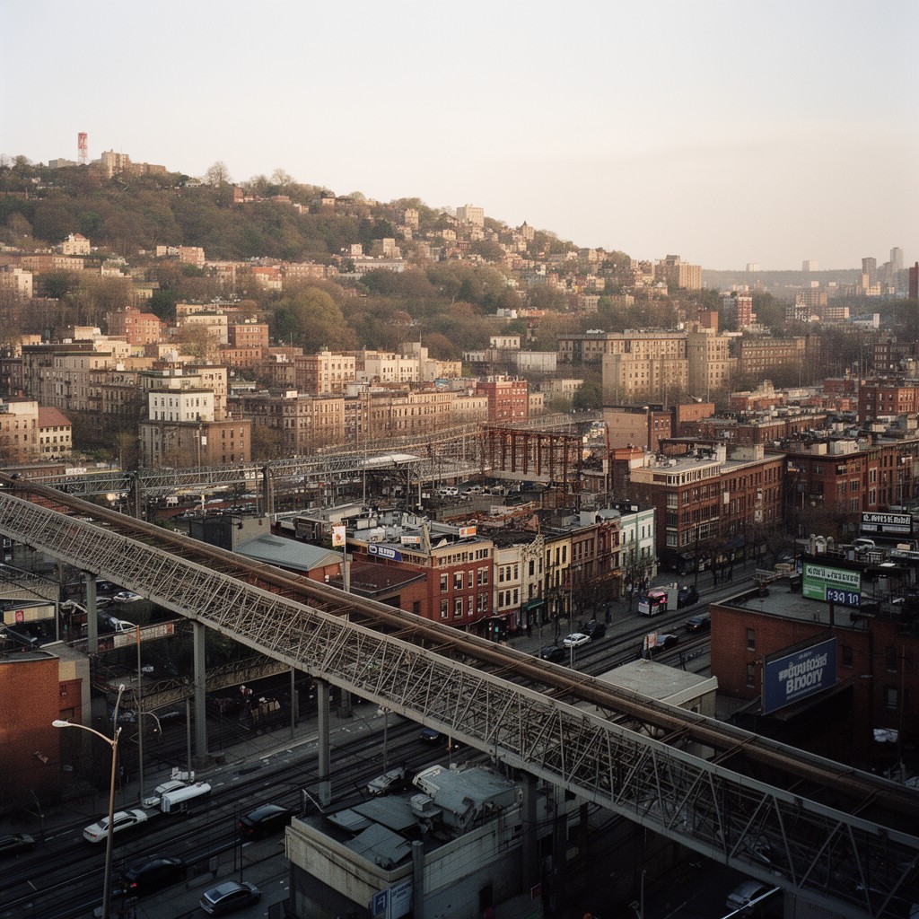 AI-generated illustration of Kingsbridge, Bronx