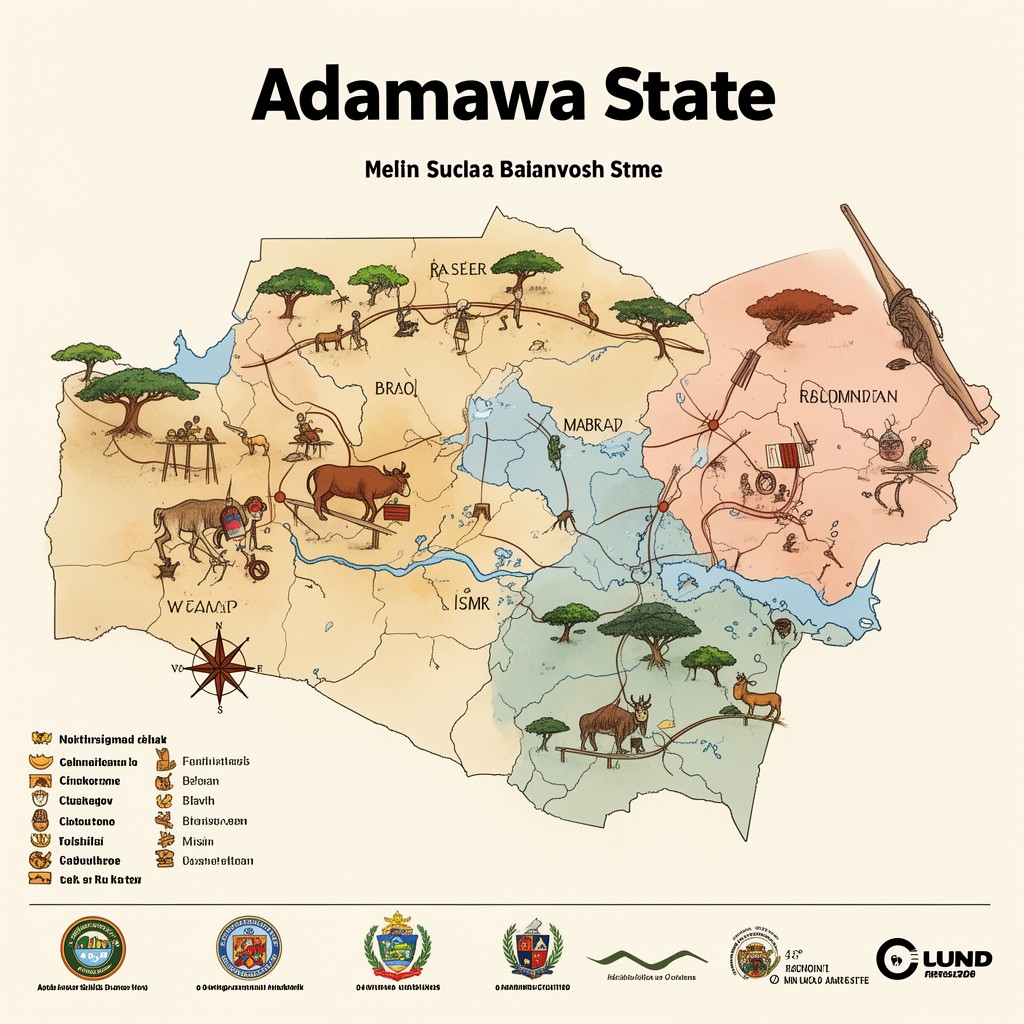 AI-generated illustration of Adamawa State