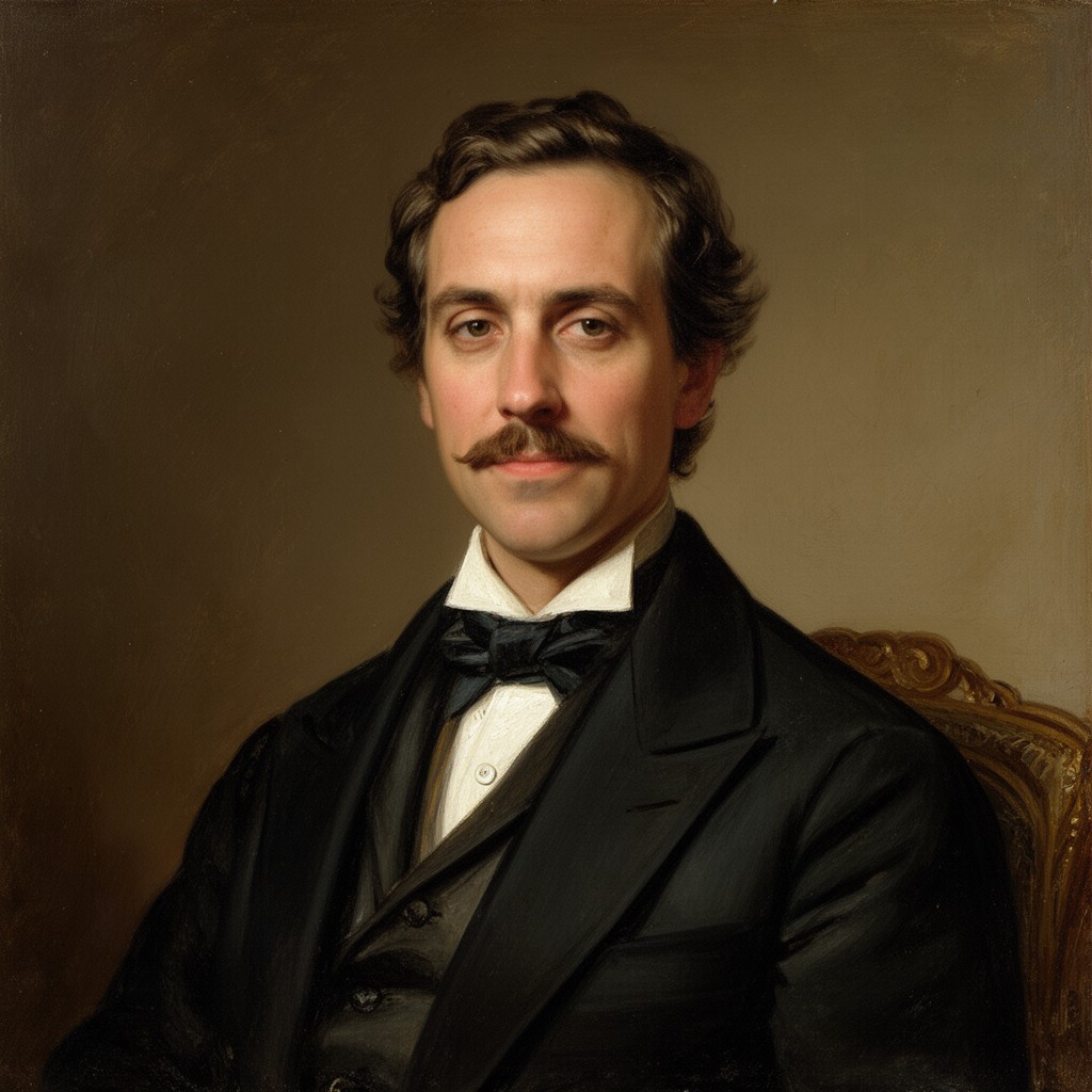 AI-generated illustration of Louis Lamothe