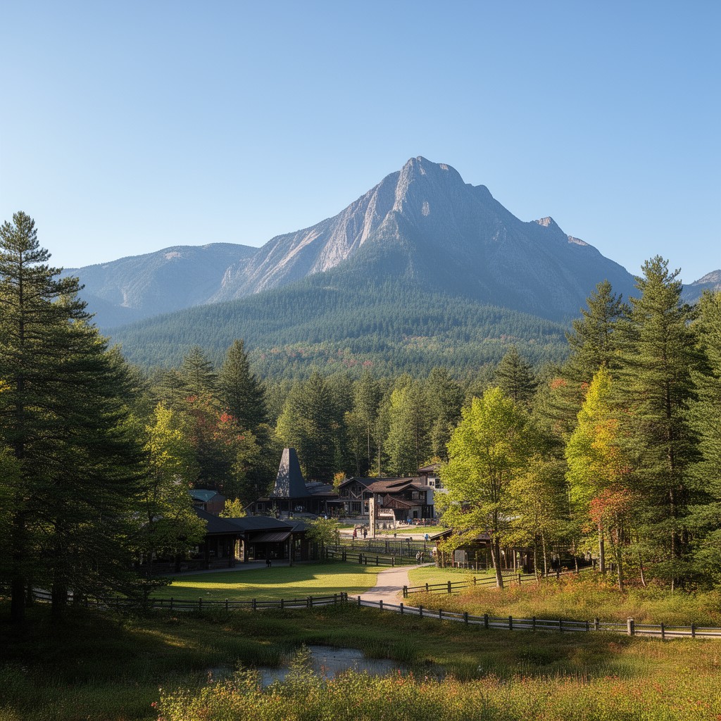 AI-generated illustration of Bretton Woods, New Hampshire