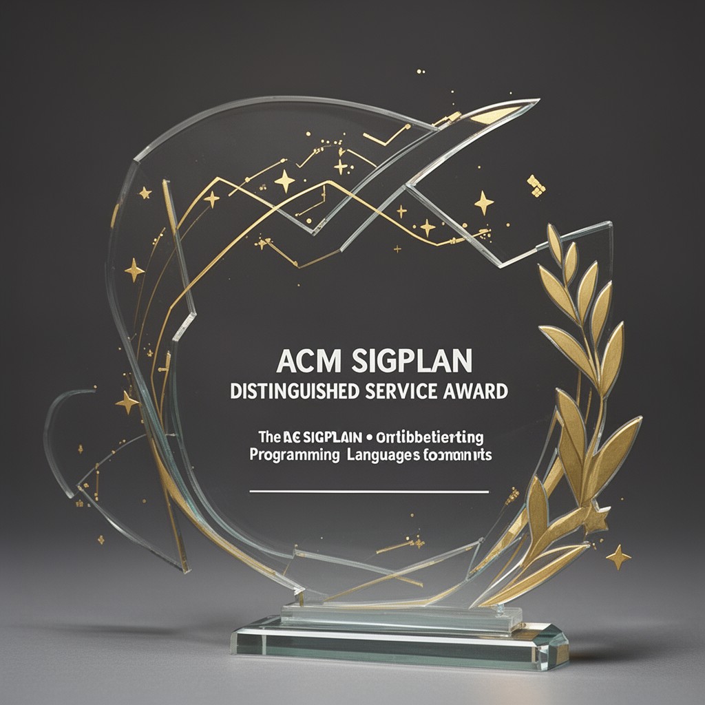 AI-generated illustration of ACM SIGPLAN Distinguished Service Award