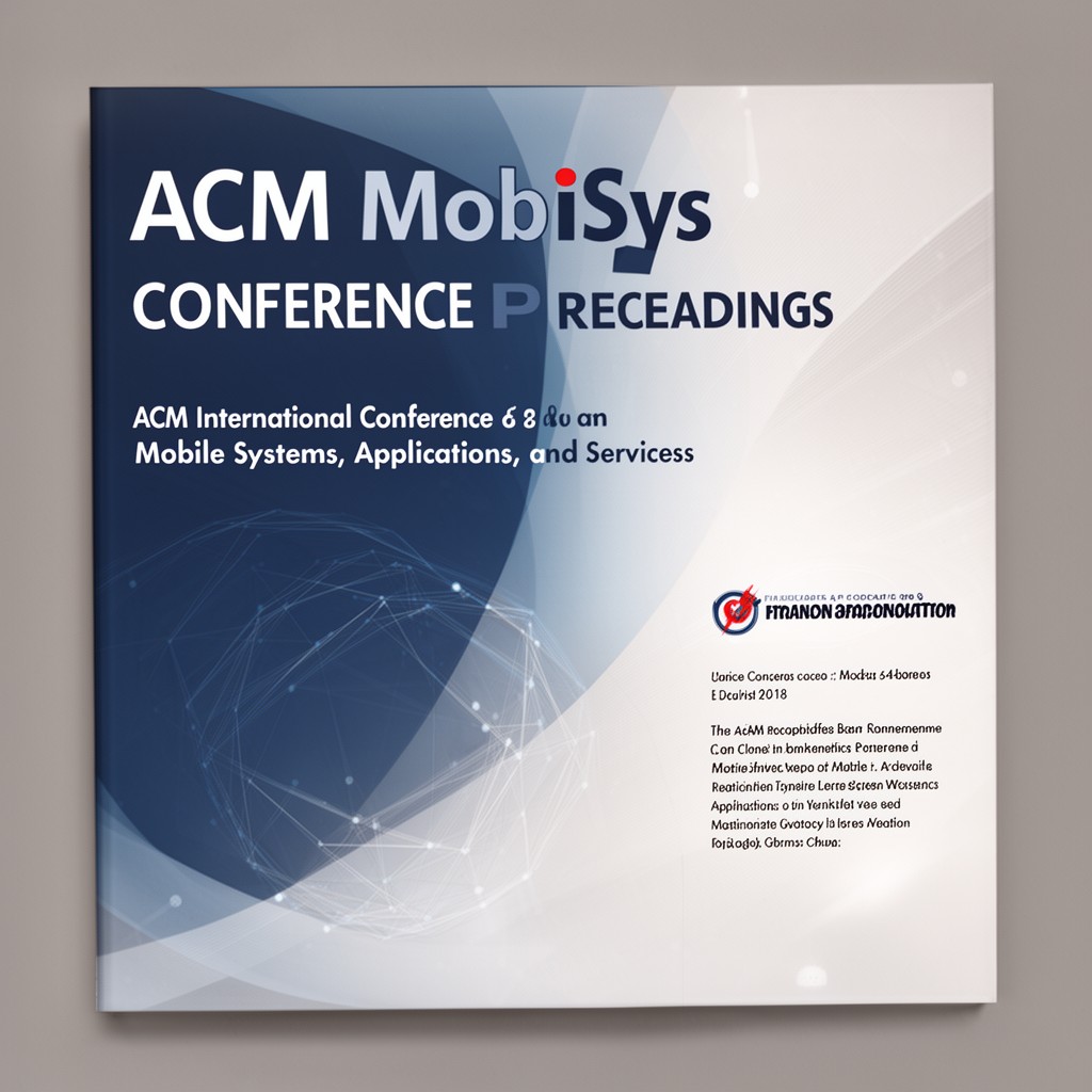 AI-generated illustration of ACM MobiSys conference proceedings
