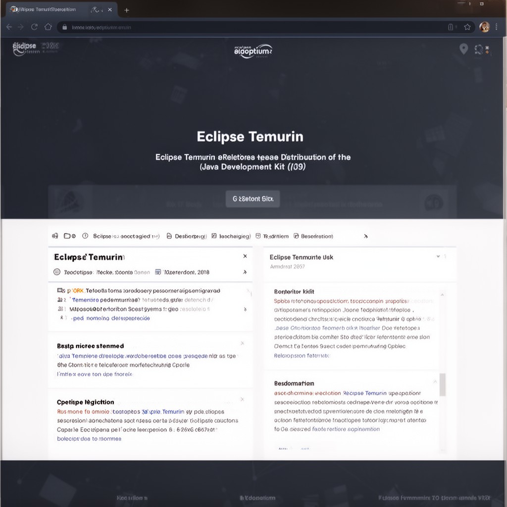AI-generated illustration of Eclipse Temurin