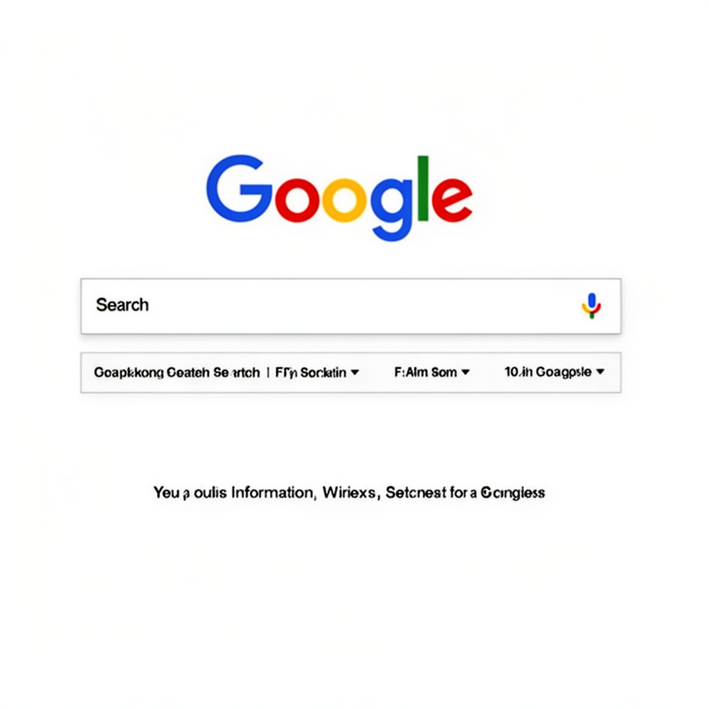 AI-generated illustration of Google Search