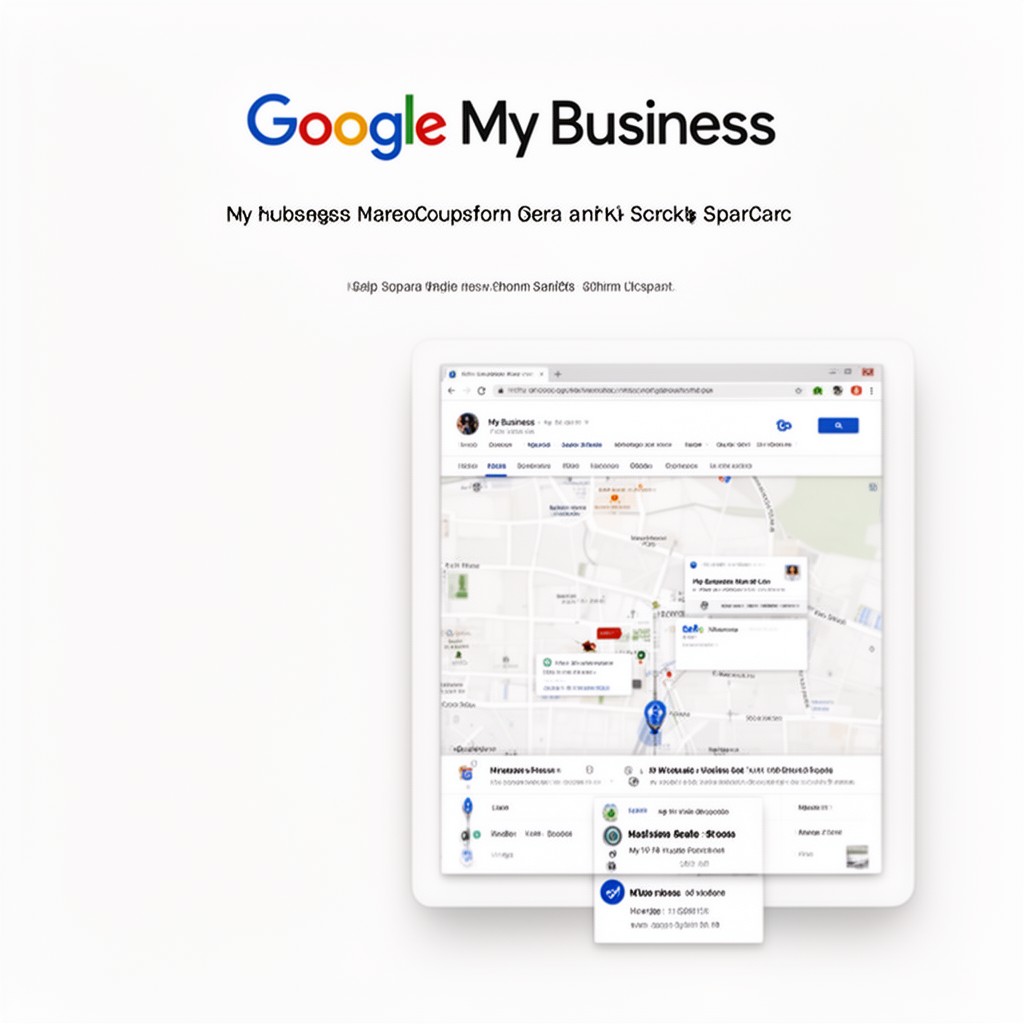 AI-generated illustration of Google My Business