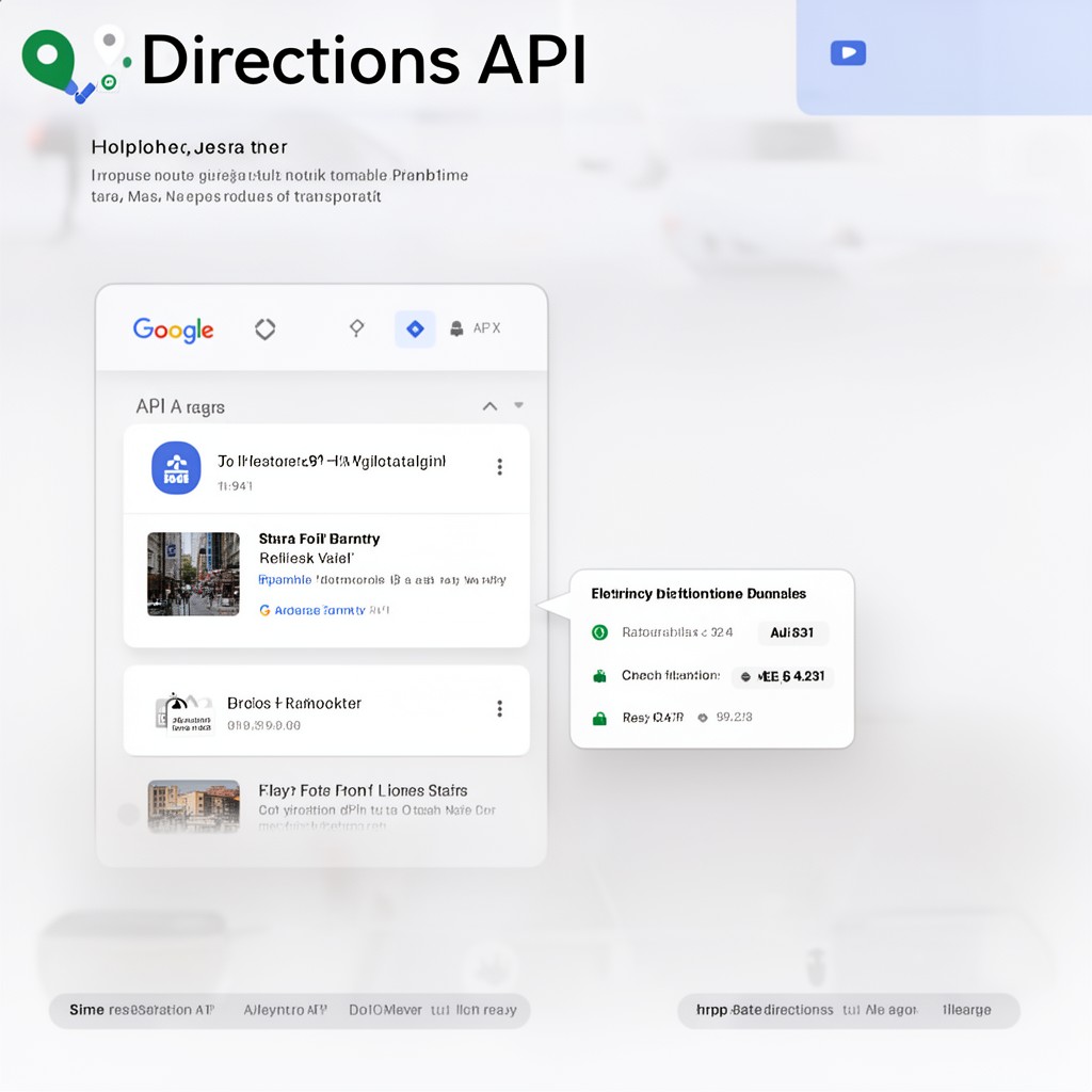 AI-generated illustration of Directions API