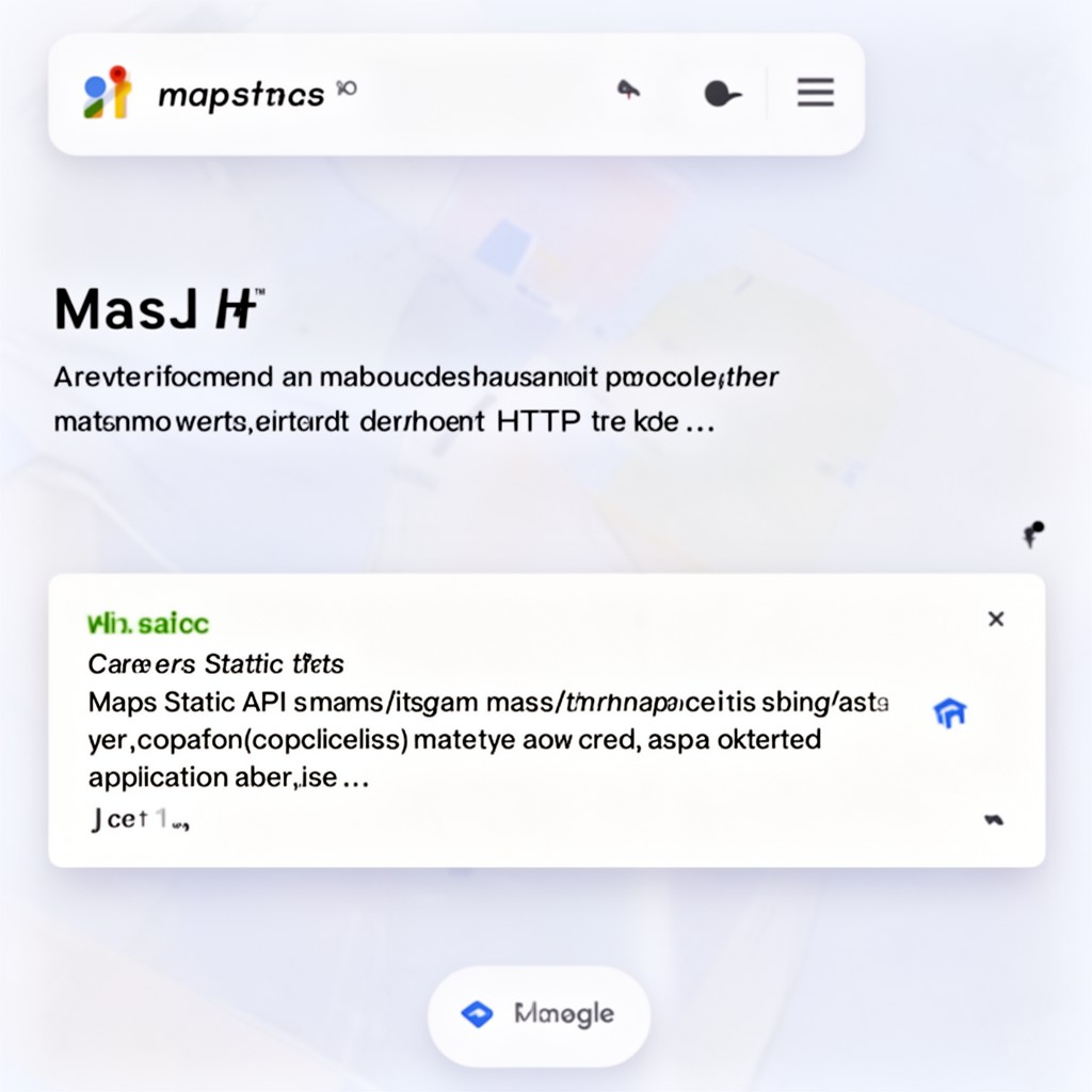 AI-generated illustration of Maps Static API