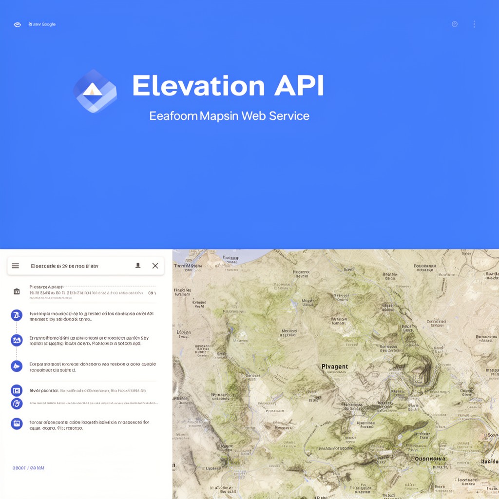 AI-generated illustration of Elevation API