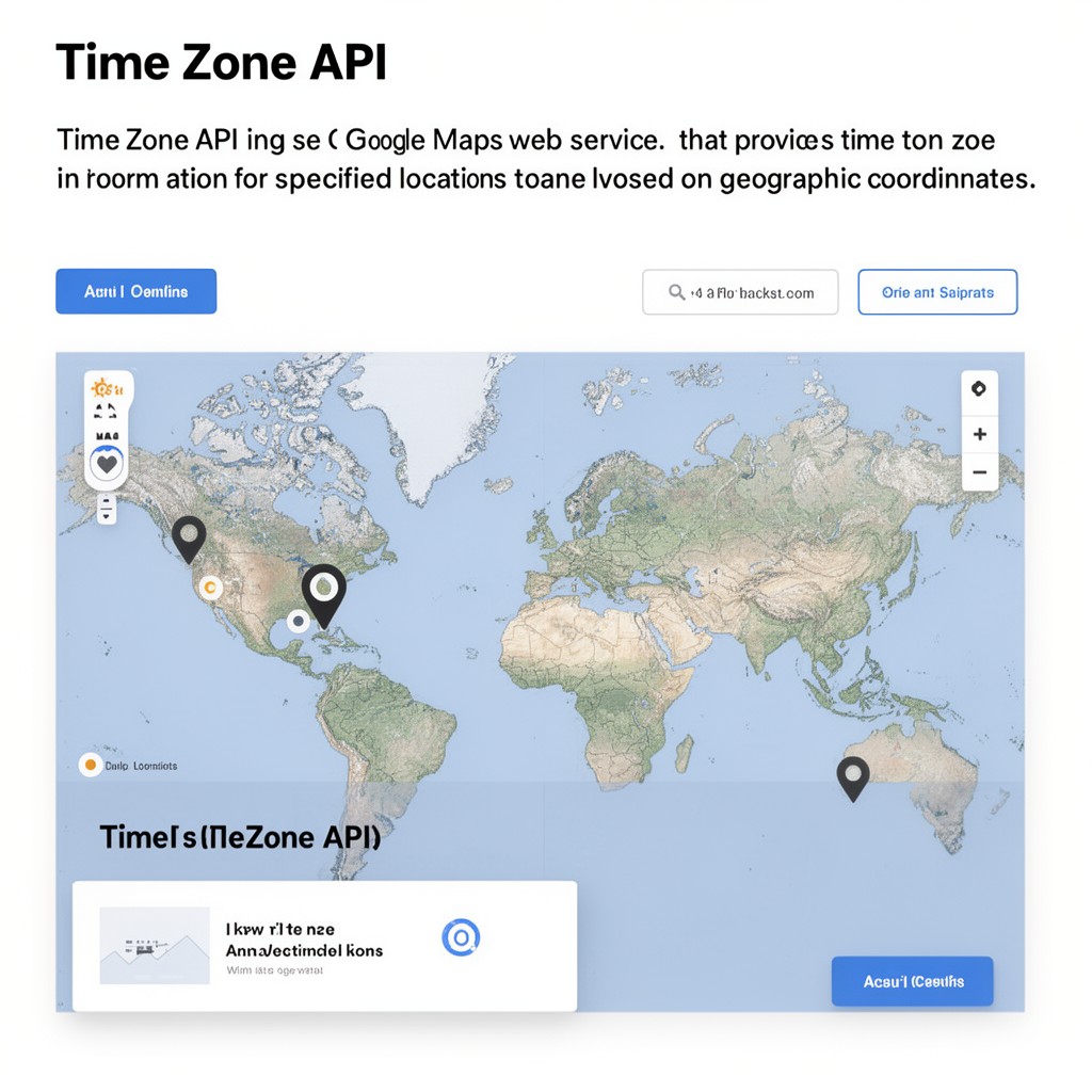 AI-generated illustration of Time Zone API