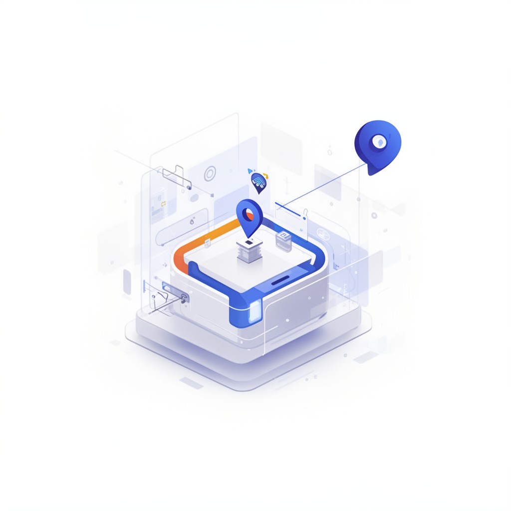 AI-generated illustration of Geolocation API