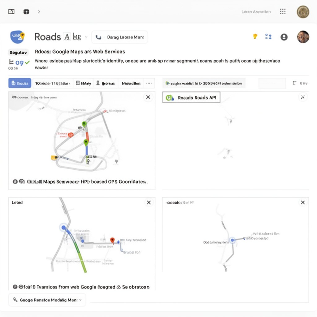 AI-generated illustration of Roads API