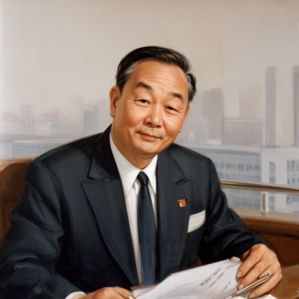 AI-generated illustration of Lee Byung-chul