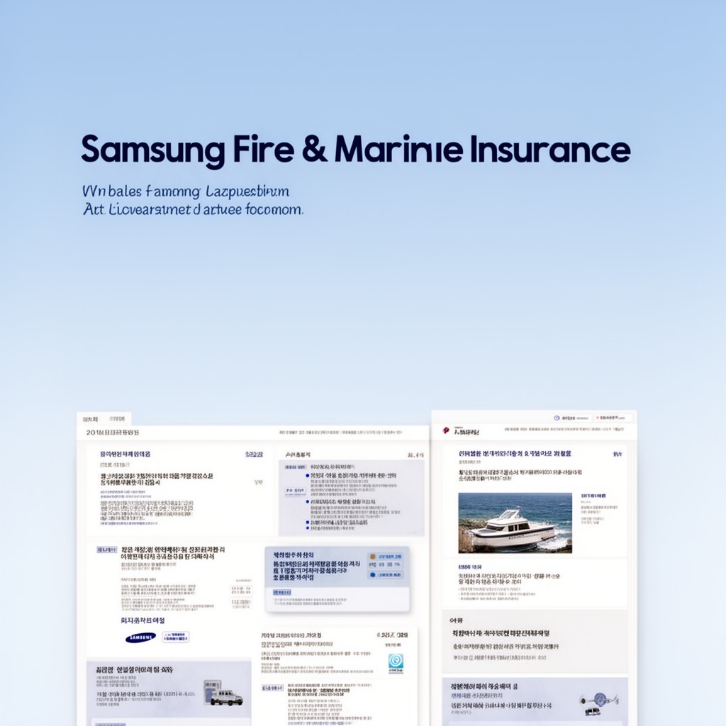 AI-generated illustration of Samsung Fire & Marine Insurance