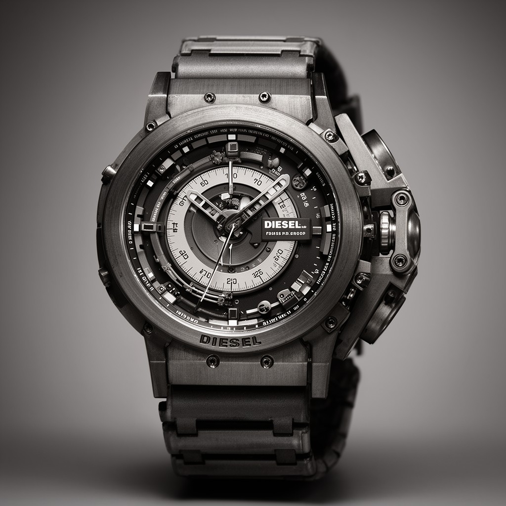 AI-generated illustration of Diesel (licensed watches)