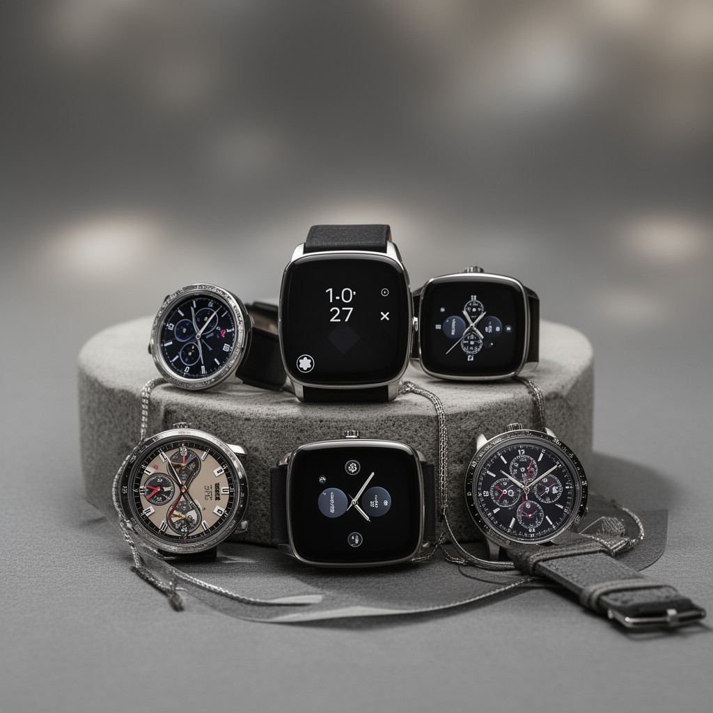 AI-generated illustration of Summit smartwatch line
