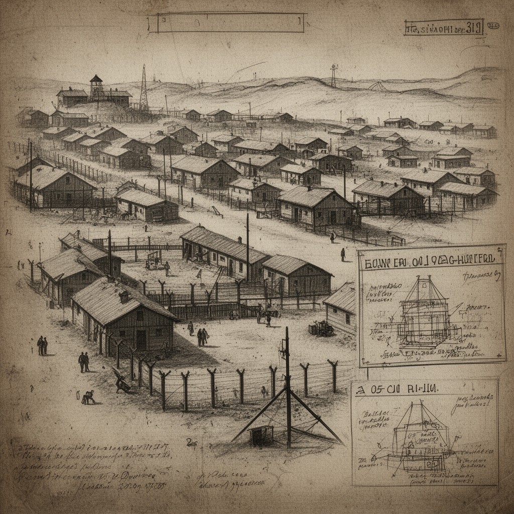 AI-generated illustration of Gulag system