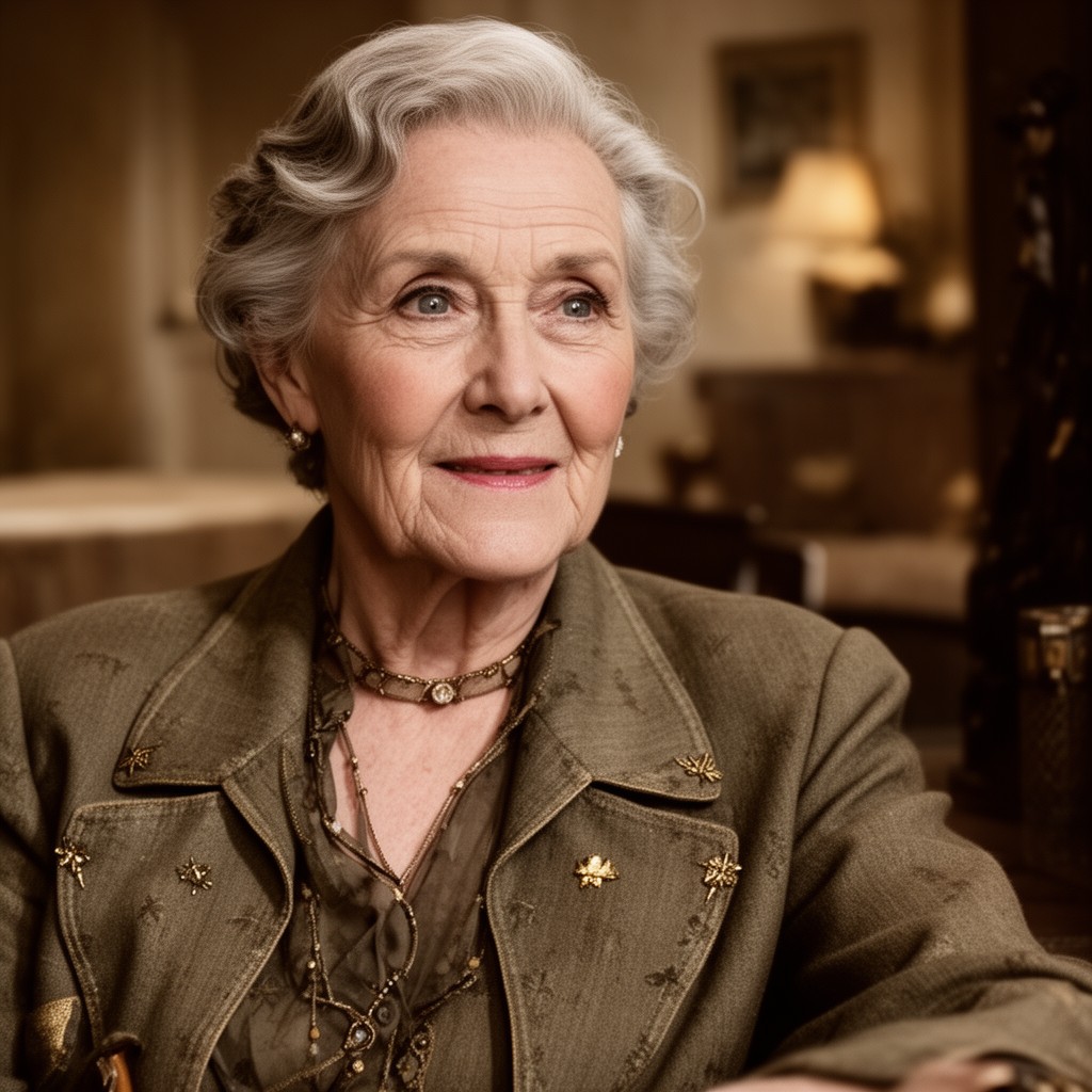 AI-generated illustration of Jessica Tandy