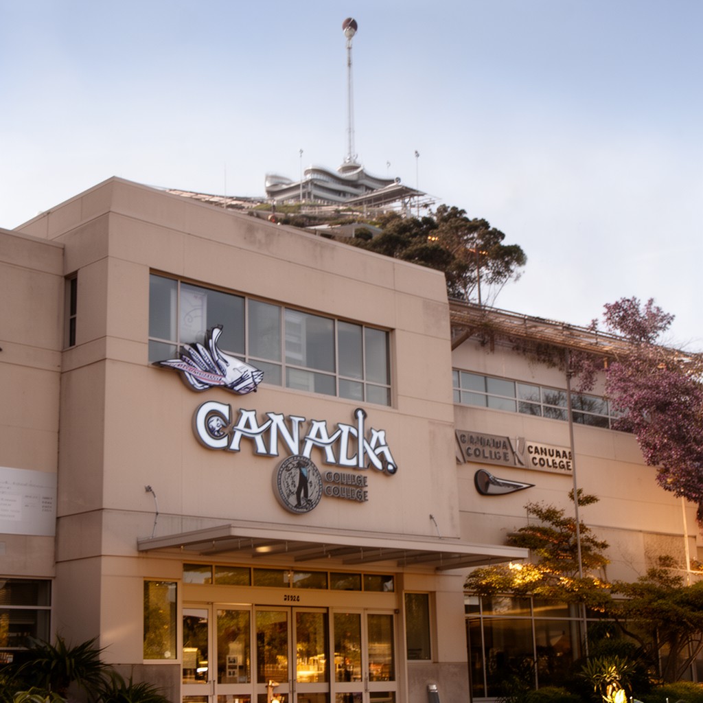 AI-generated illustration of Cañada College