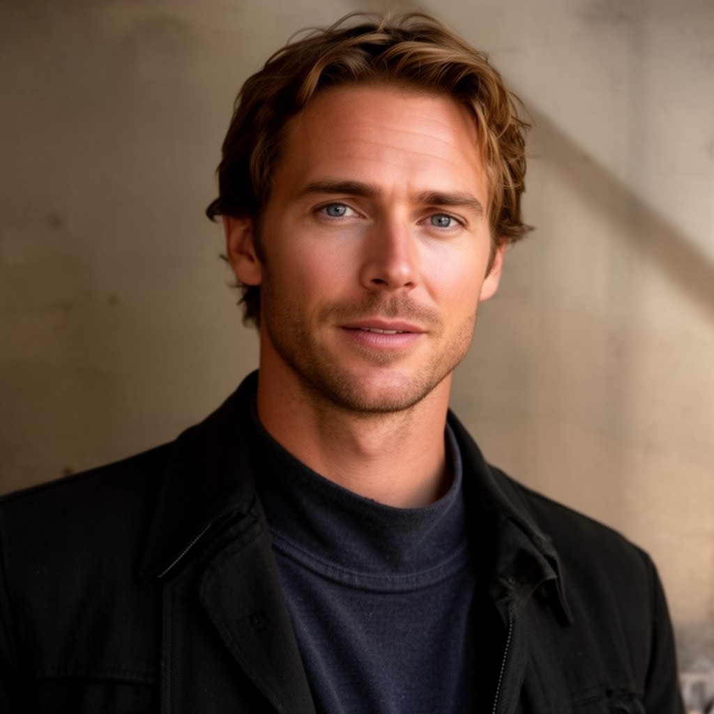 AI-generated illustration of Martin Henderson