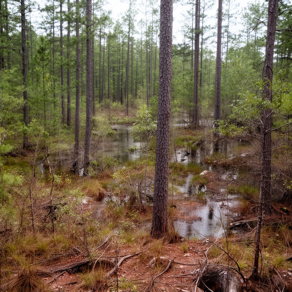 AI-generated illustration of Liberty County, Florida