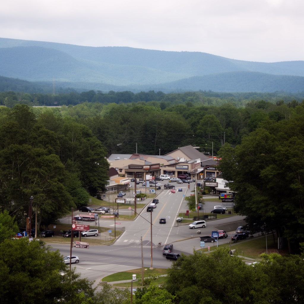AI-generated illustration of Village of Harriman, New York
