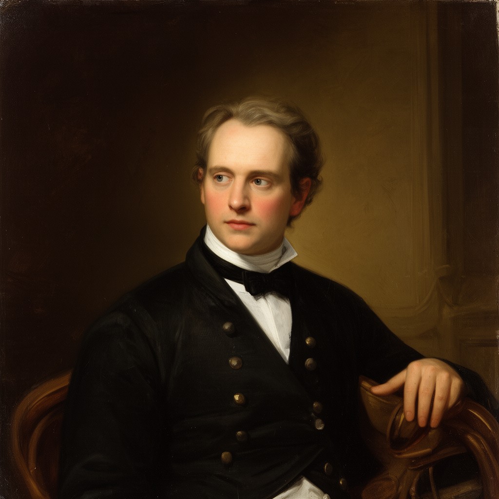 AI-generated illustration of George Clive
