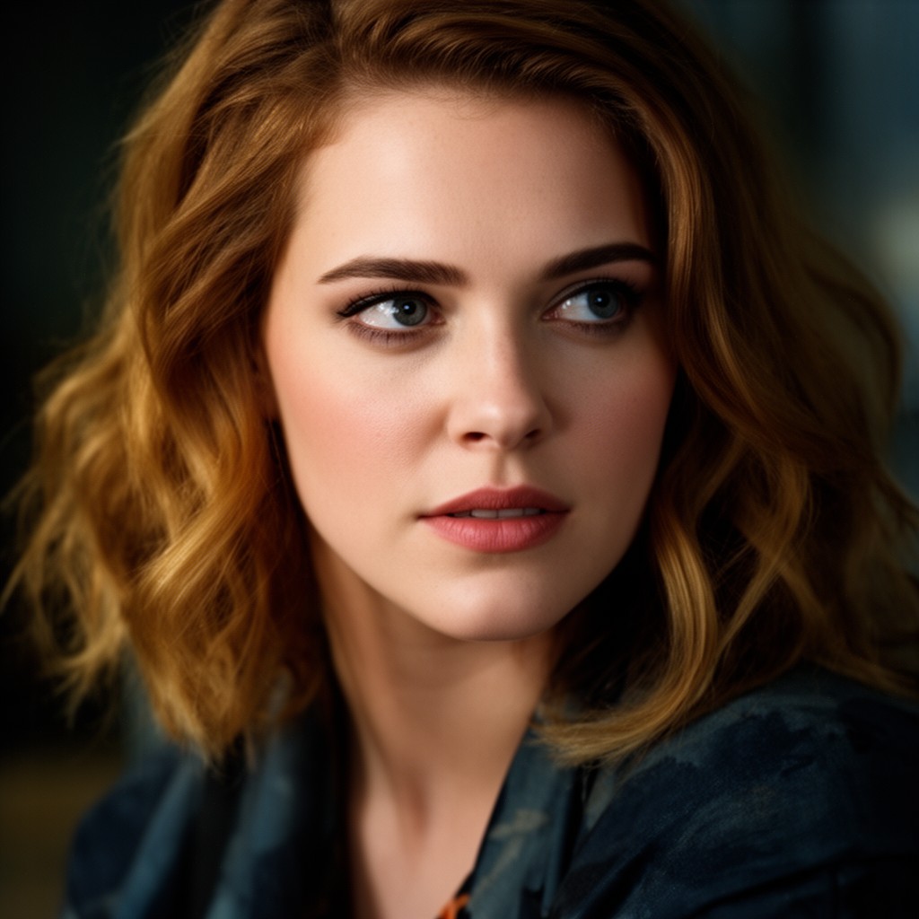 AI-generated illustration of Kristen Stewart