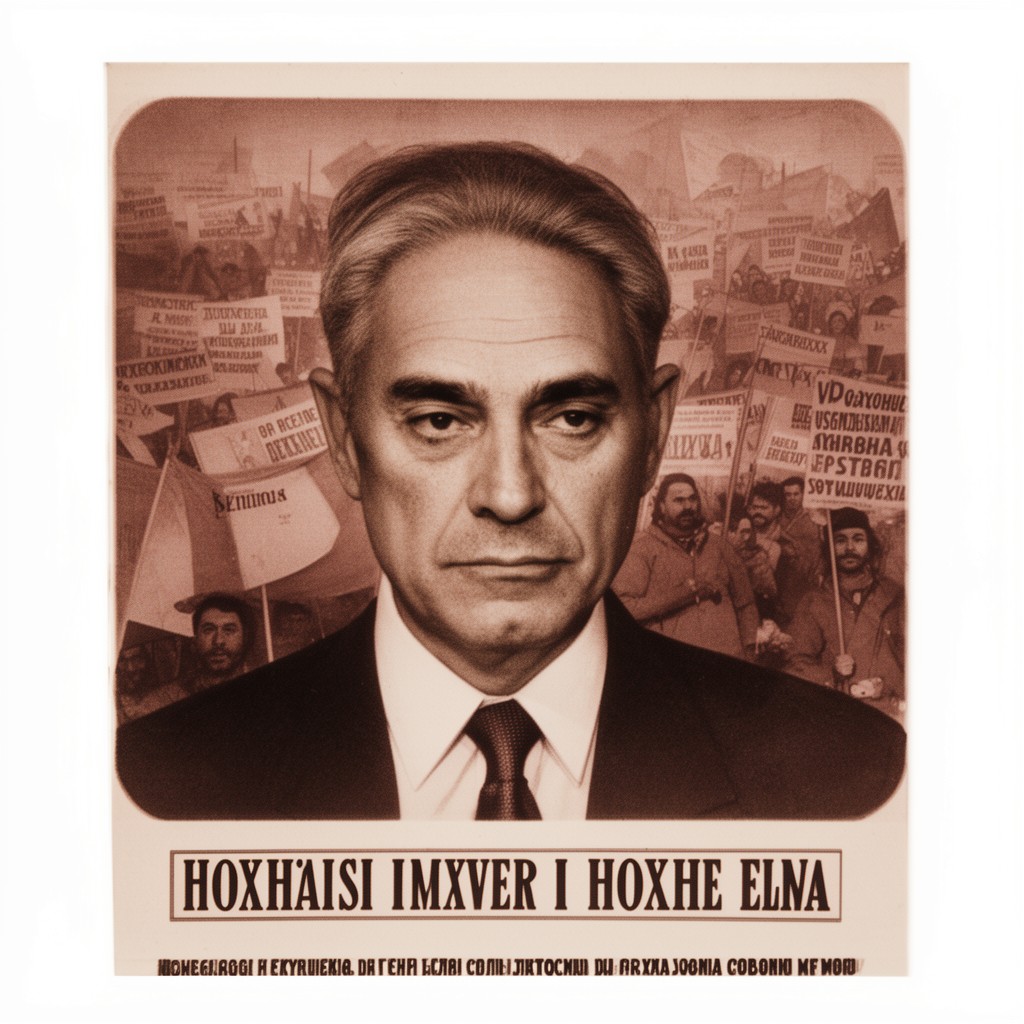 AI-generated illustration of Hoxhaism