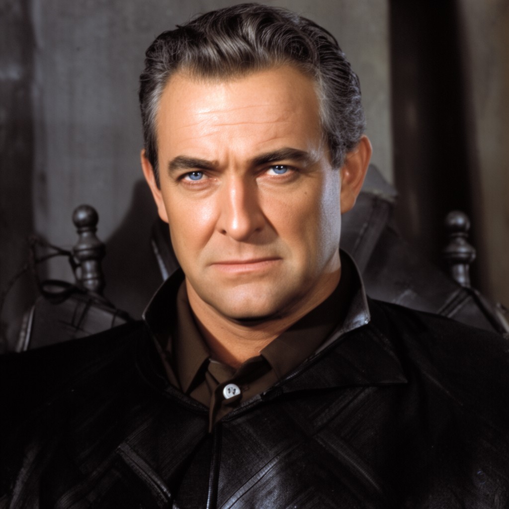 AI-generated illustration of George C. Scott