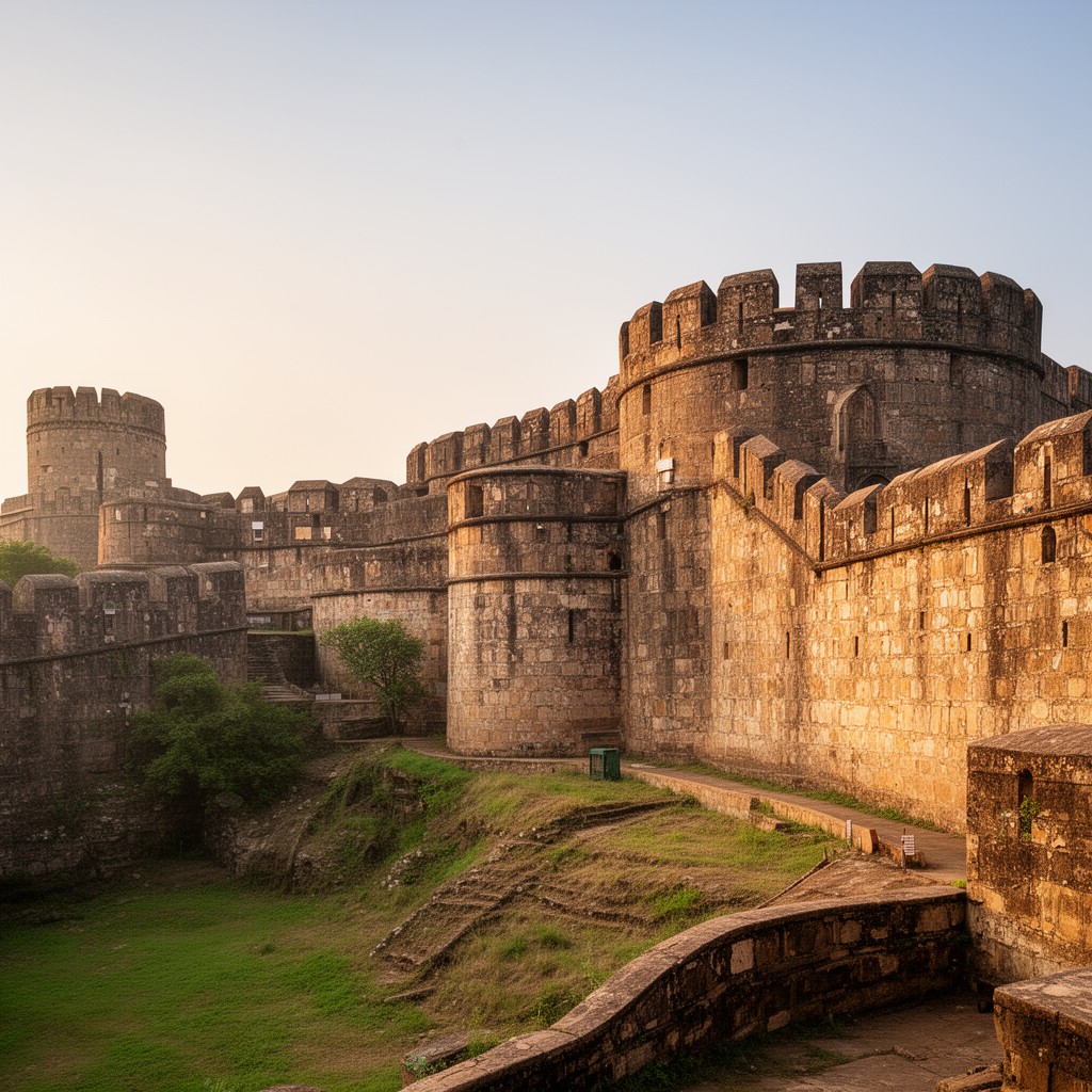 AI-generated illustration of Golconda Fort
