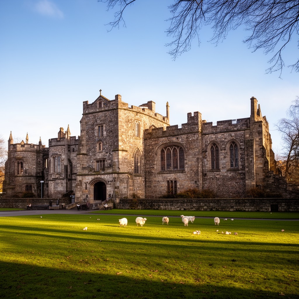 AI-generated illustration of Newbattle Abbey