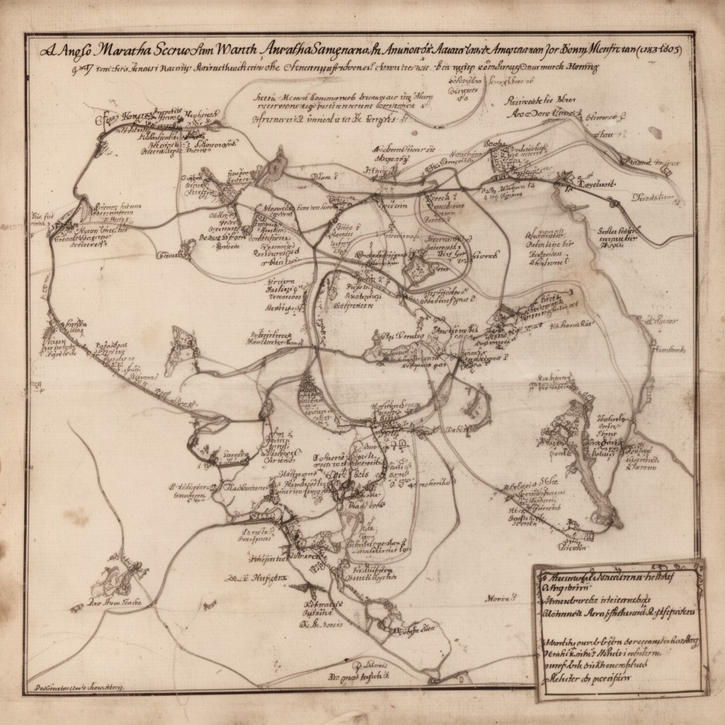 AI-generated illustration of Second Anglo-Maratha War