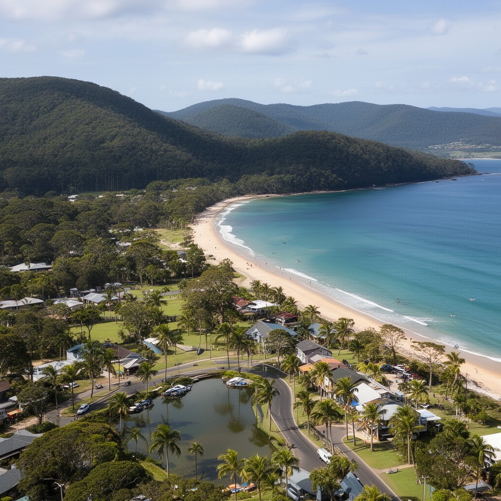 AI-generated illustration of Noosa Shire
