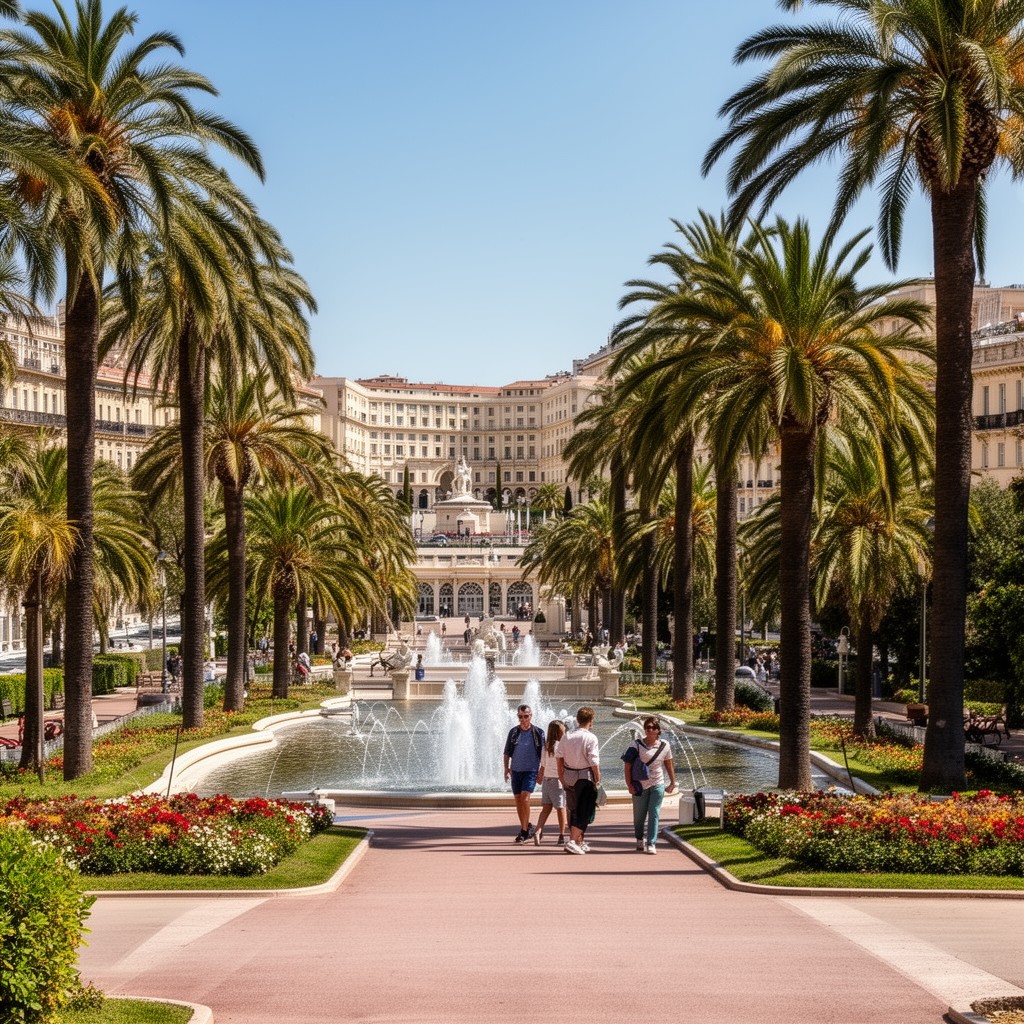 AI-generated illustration of Jardin Albert Ier