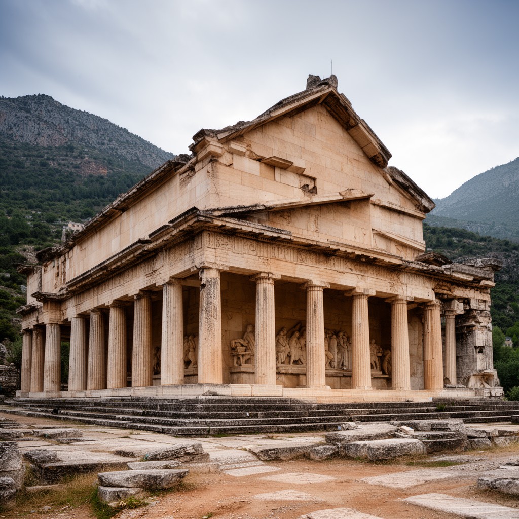 AI-generated illustration of Stoa of the Athenians