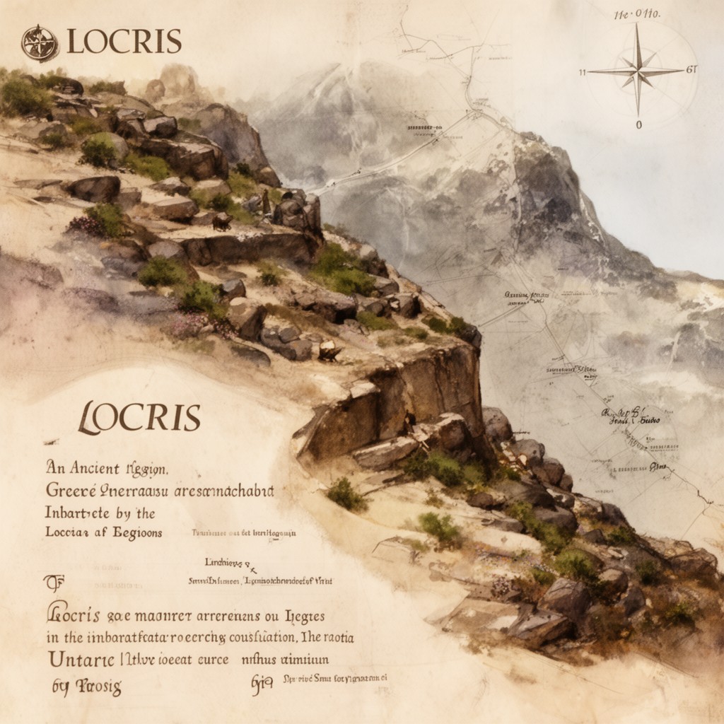 AI-generated illustration of Locris