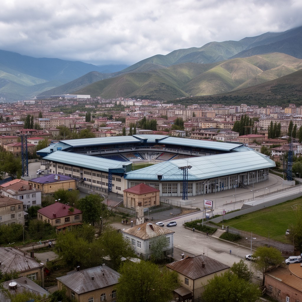 AI-generated illustration of Tengiz Burjanadze Stadium