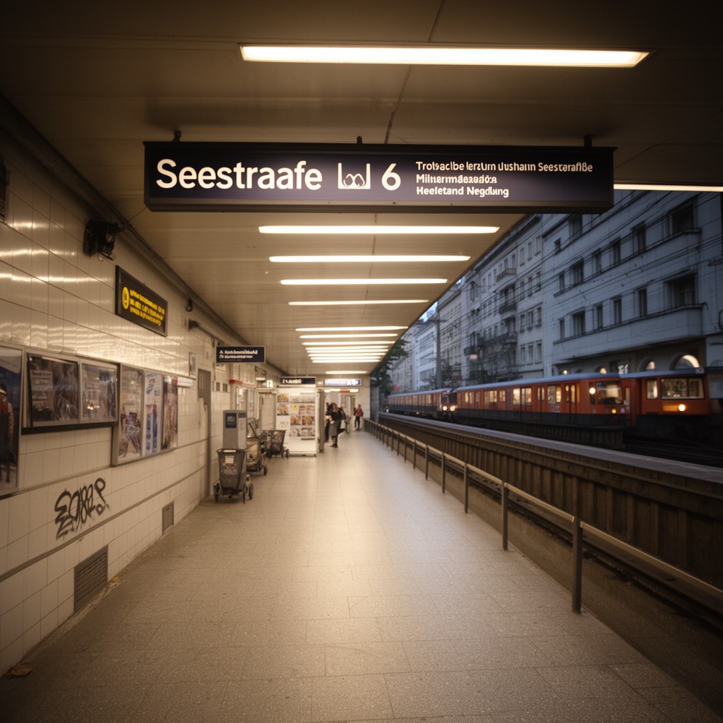 AI-generated illustration of Seestraße