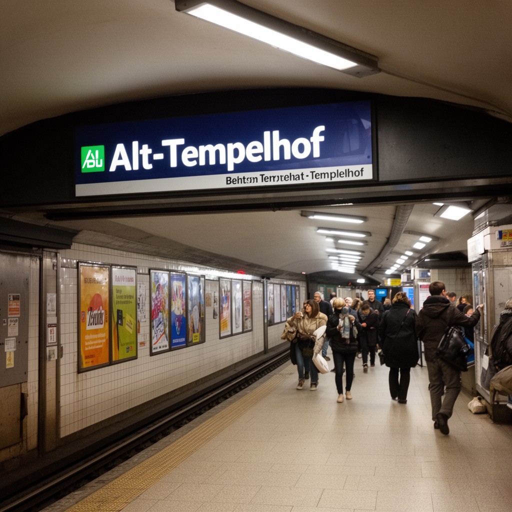 AI-generated illustration of Alt-Tempelhof