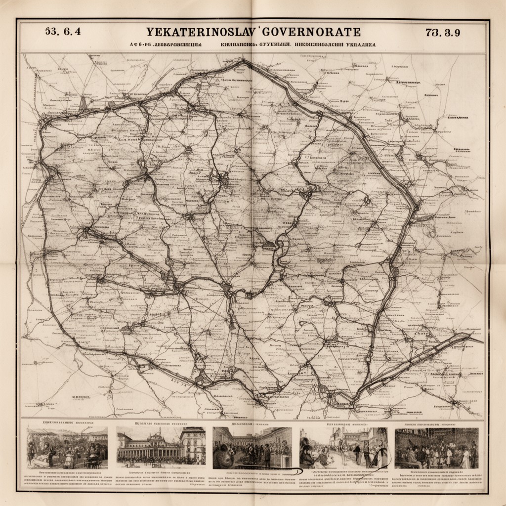 AI-generated illustration of Yekaterinoslav Governorate