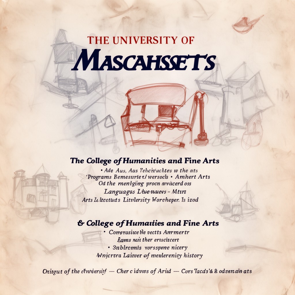 AI-generated illustration of College of Humanities and Fine Arts