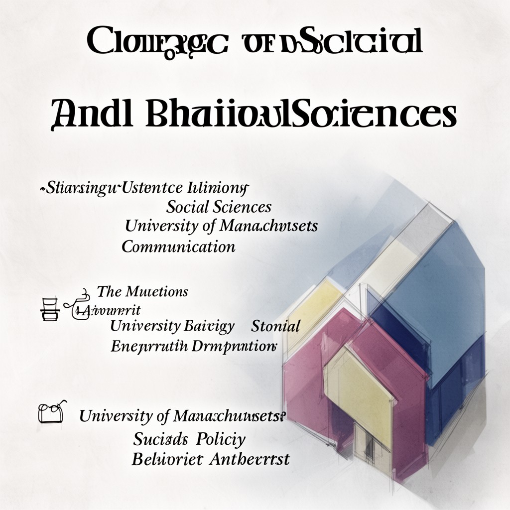 AI-generated illustration of College of Social and Behavioral Sciences
