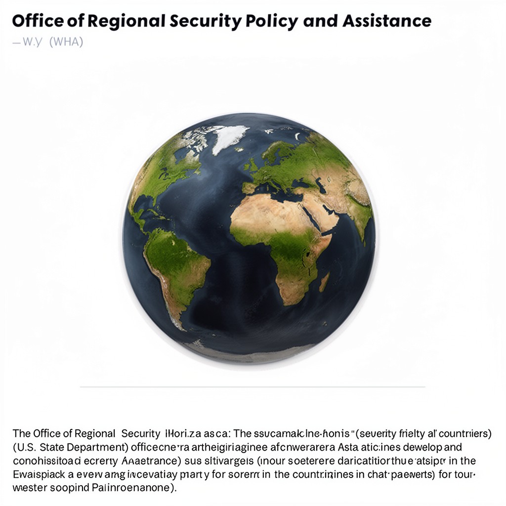 AI-generated illustration of Office of Regional Security Policy and Assistance (WHA)